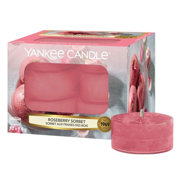 Yankee Candle Roseberry Sorbet - Tea Lights-2